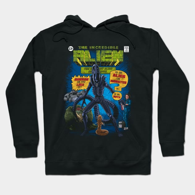 The Incredible Alien Hoodie by Angel_Rotten